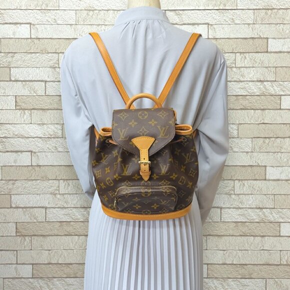 LOUIS VUITTON Brown Monogram Backpack - Picture 2 of 11